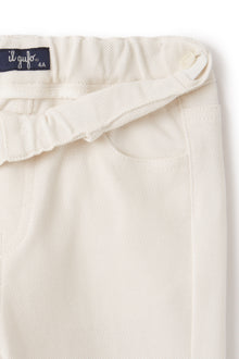 Piquet Trousers | Shell White