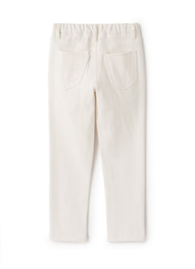 Piquet Trousers | Shell White