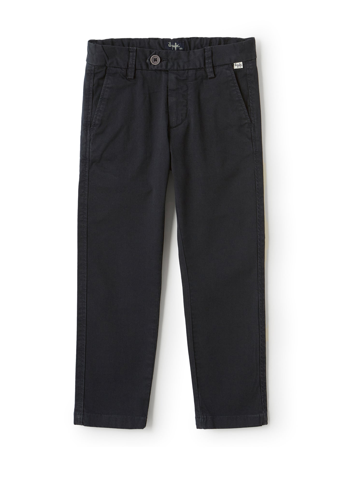 Gabardine Chino Trousers | Blue