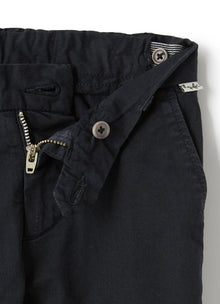 Gabardine Chino Trousers | Blue
