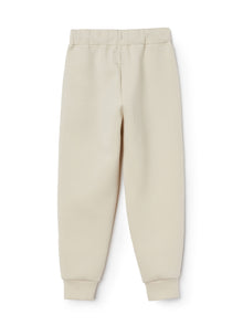 Bonded Joggers with Taping | Stone/Giallo Fluorescente