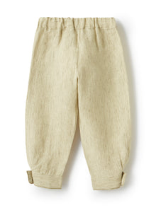 Linen Trousers with Cuffs | Cachi Righe