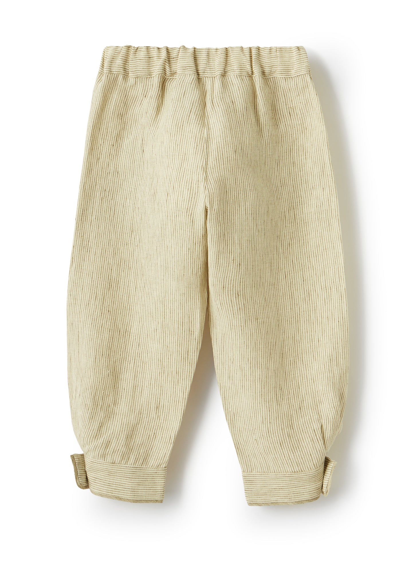 Linen Trousers with Cuffs | Cachi Righe