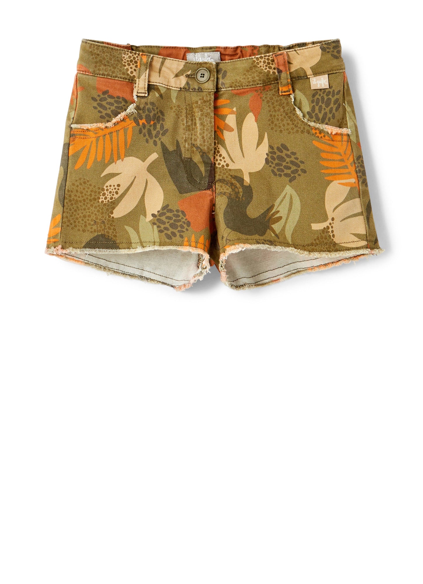 Girls | Patterned Gabardine Shorts | Cachi