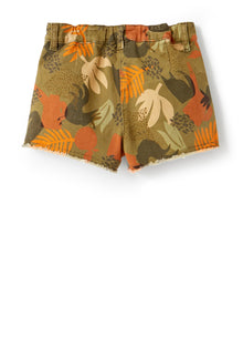 Patterned Gabardine Shorts | Cachi