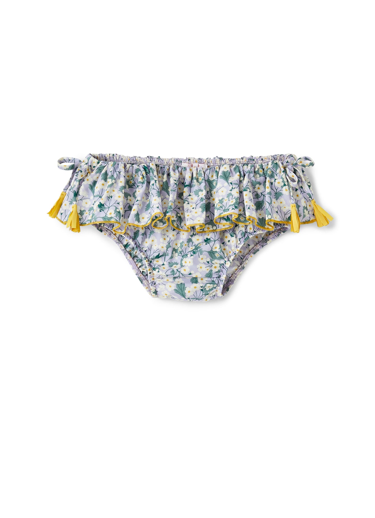 Baby Girls | Liberty Fabrics Swim Briefs with Flounce | Lilac