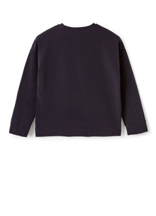 Sensitive Fabrics Long-Sleeved T-shirt | Blue/White