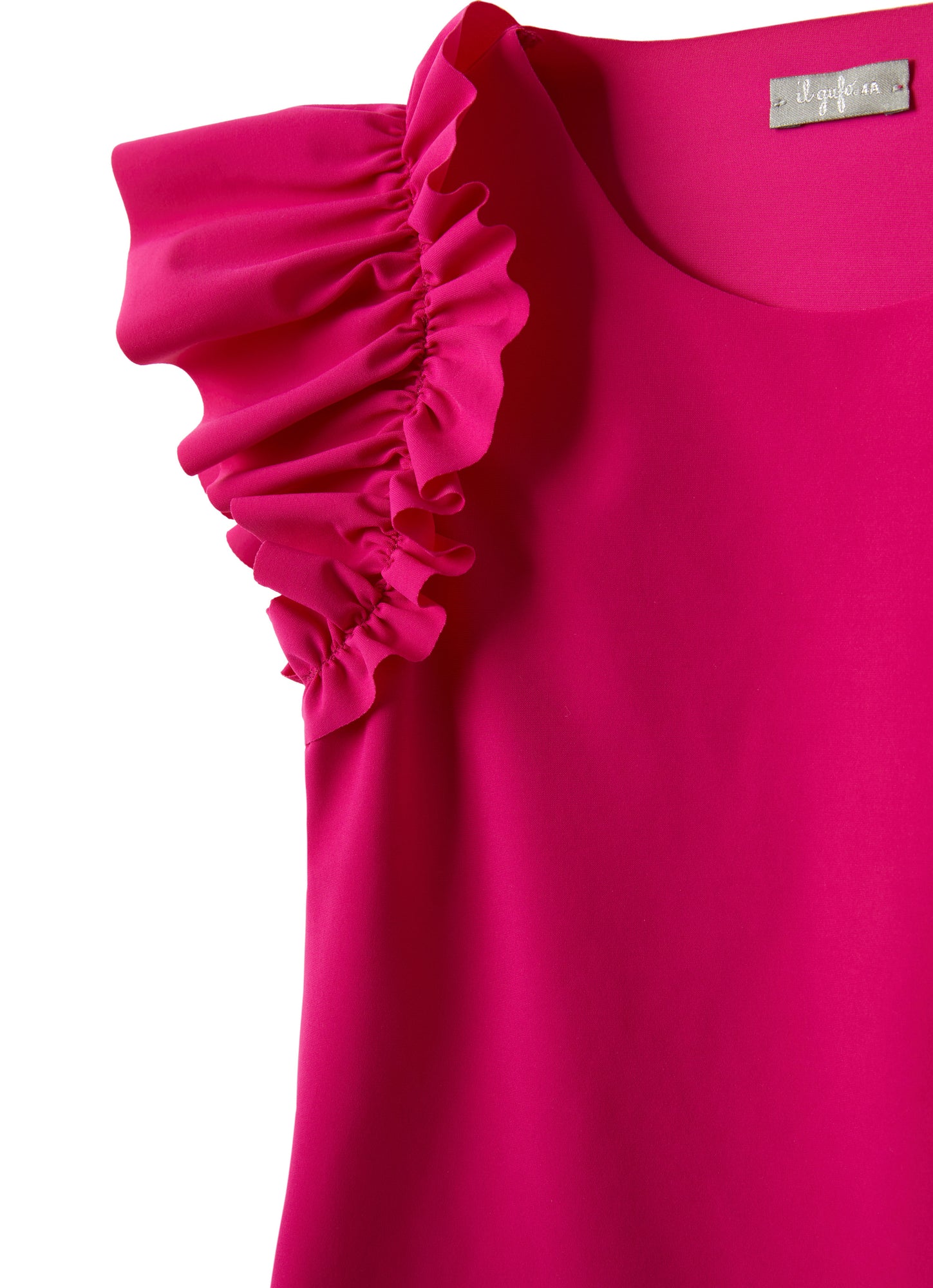 Sensitive Fabrics Top with Ruffles | Bouganville