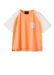 Orange Sensitive Fabrics T-Shirt | Carota/Rosa Fluorescente