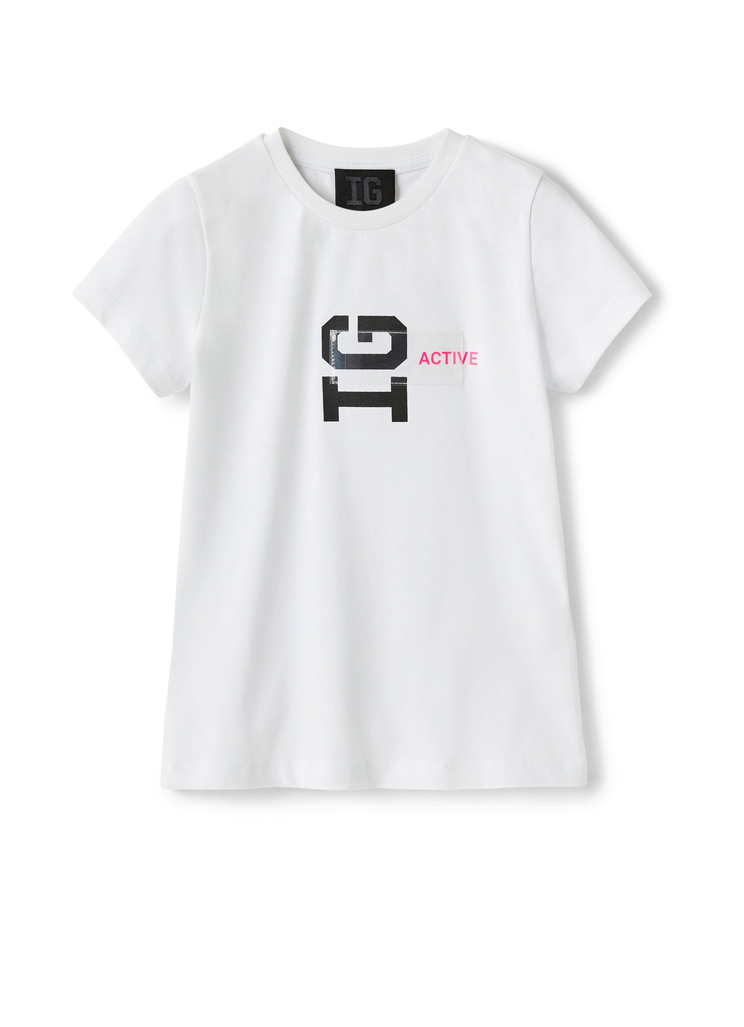 Jersey Logo T-Shirt | White/Strawberry Red