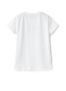 Jersey Logo T-Shirt | White/Strawberry Red
