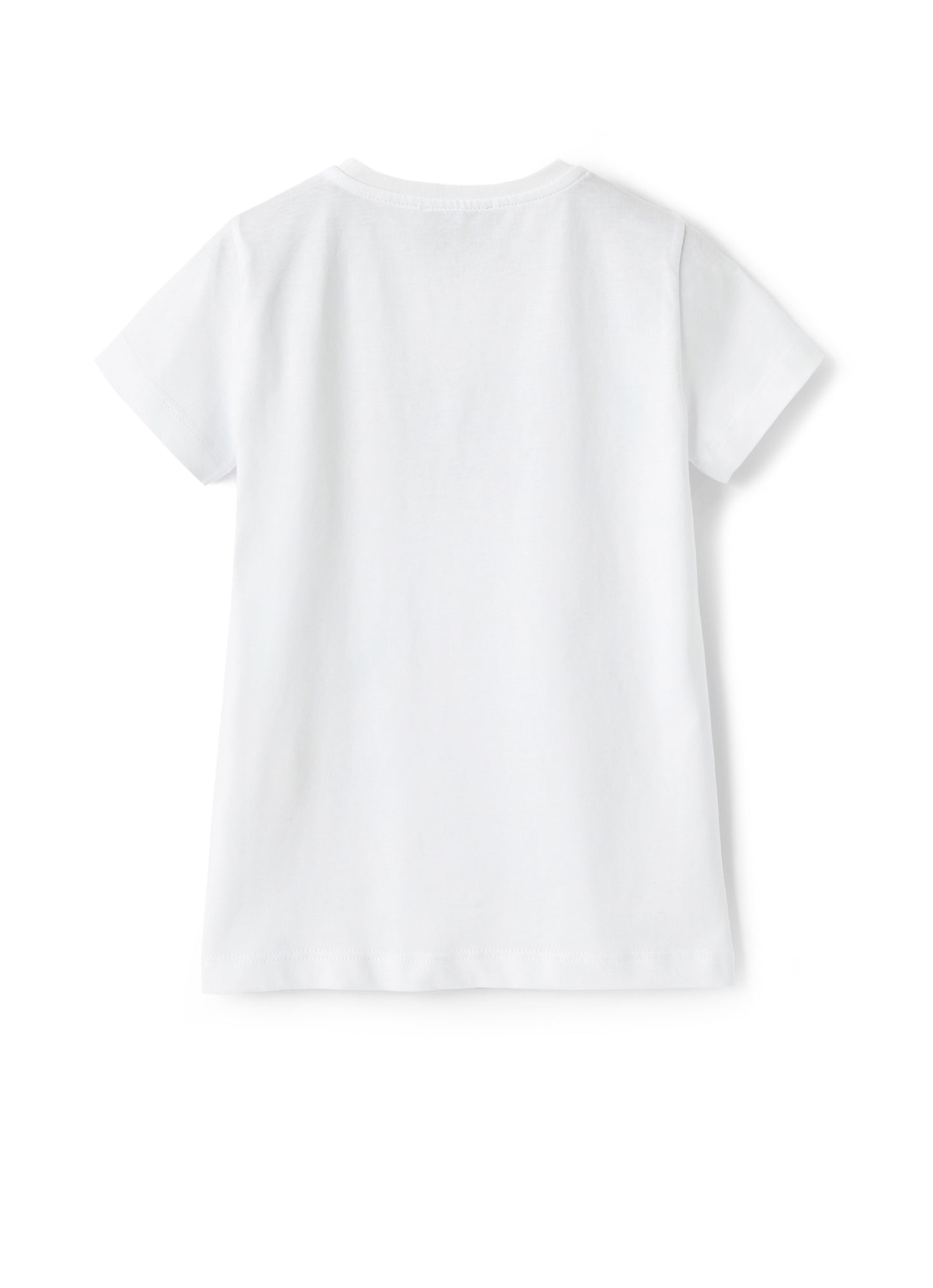 Jersey Logo T-Shirt | White/Strawberry Red