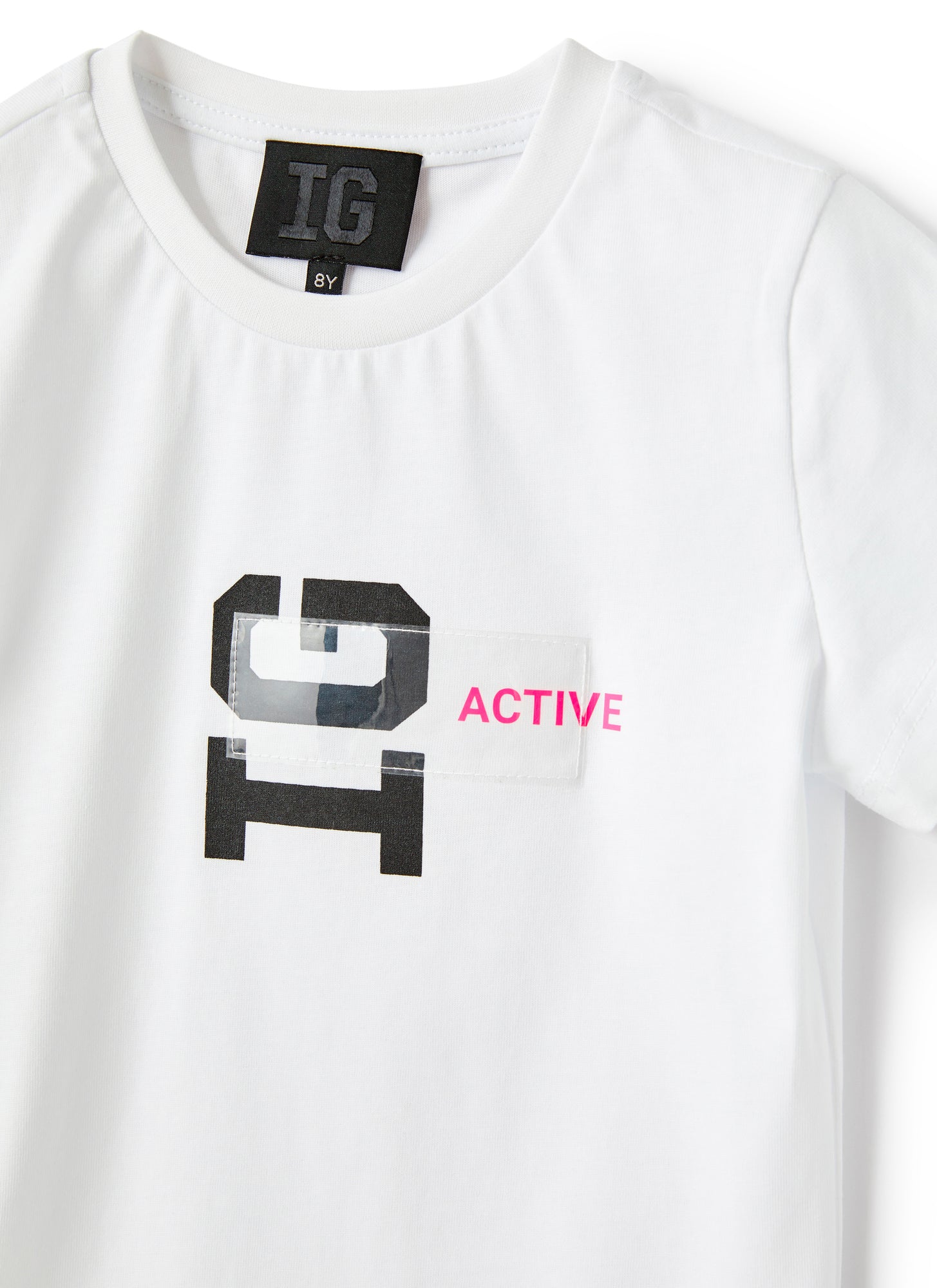 Jersey Logo T-Shirt | White/Strawberry Red