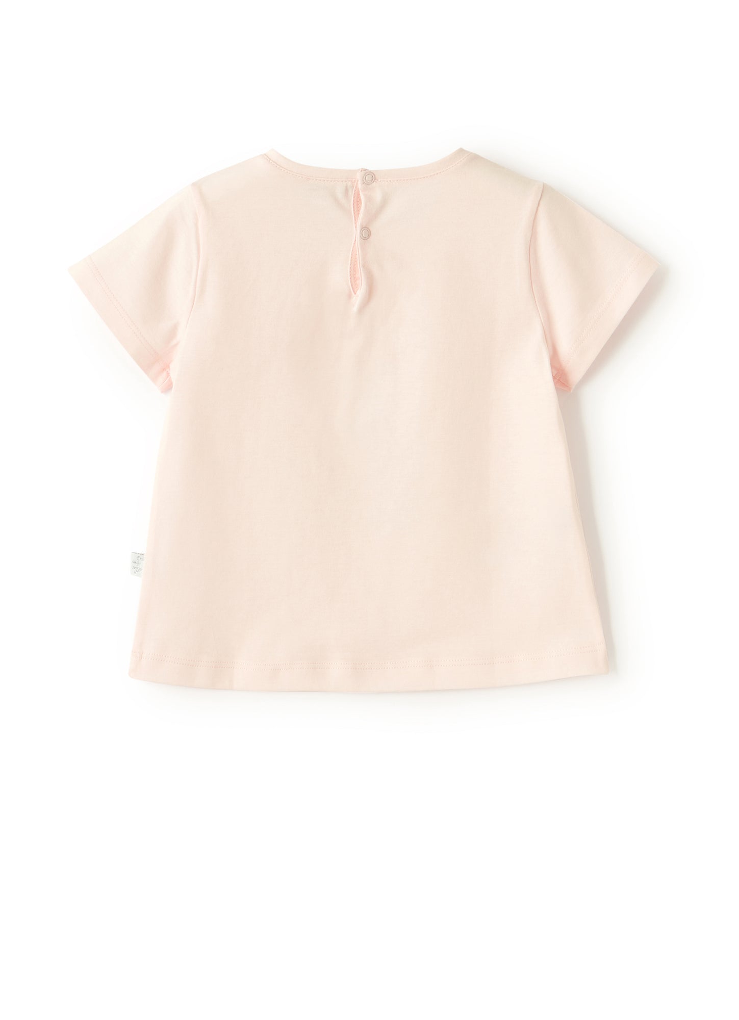 Jersey T-Shirt with Little Girl | Rosa Bebe/Lilla