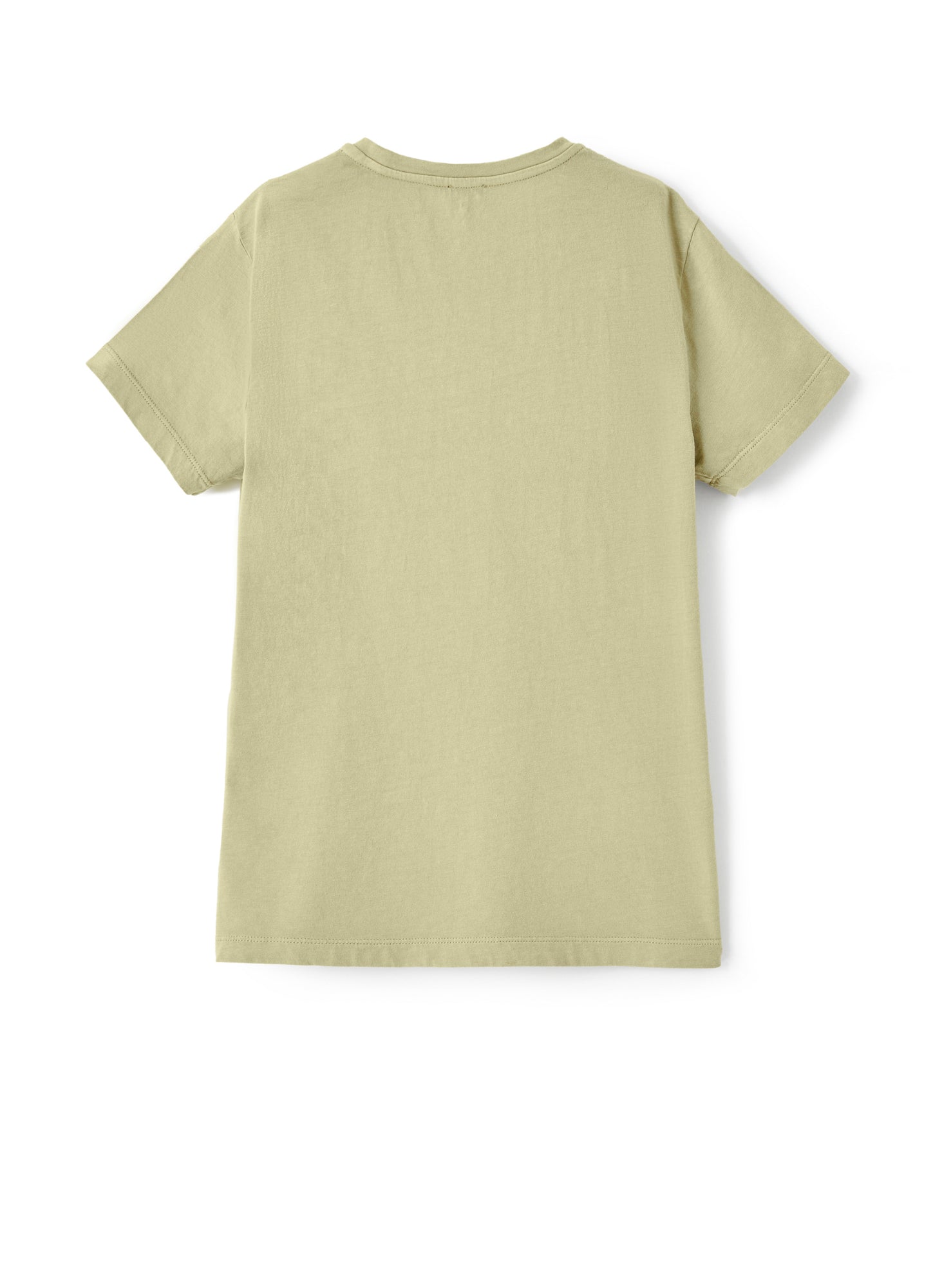Organic Cotton T-Shirt with Print | Origano/Bianco