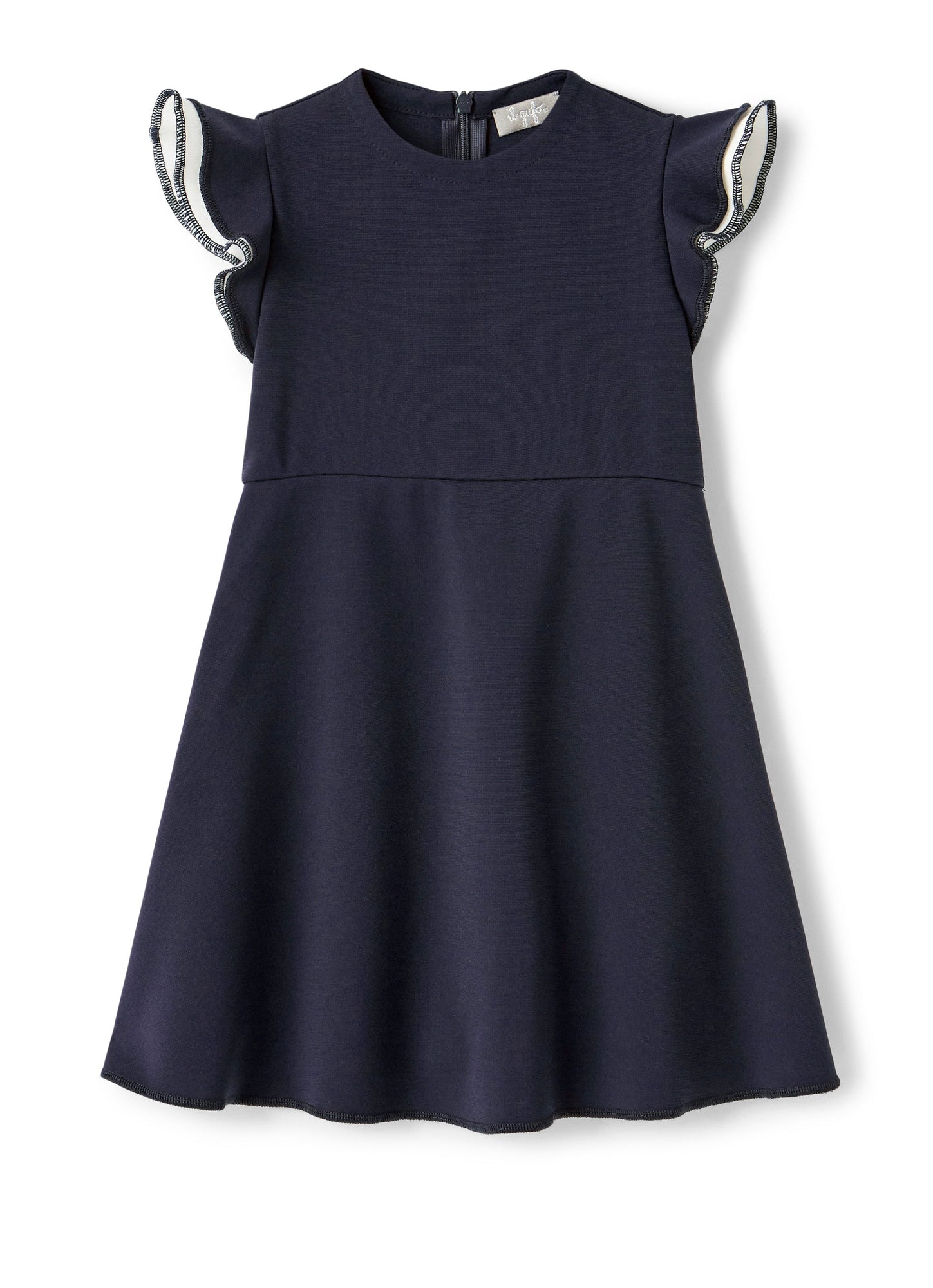 Girls | Sleeveless Dress with Ruffles | Blue Blue
