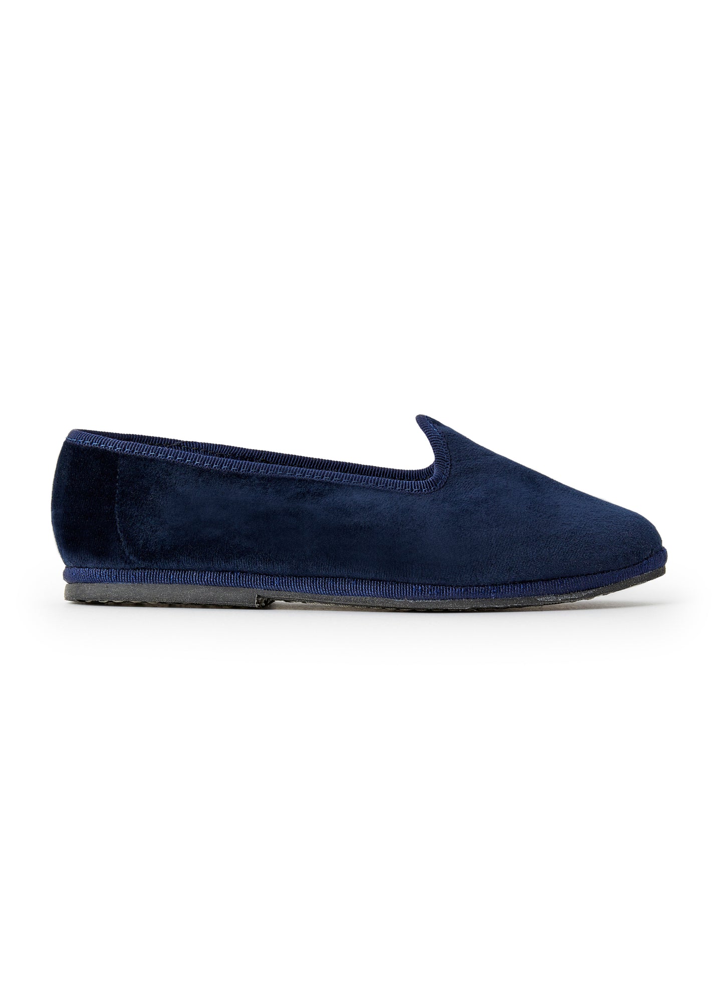 Velvet Slippers | Blue