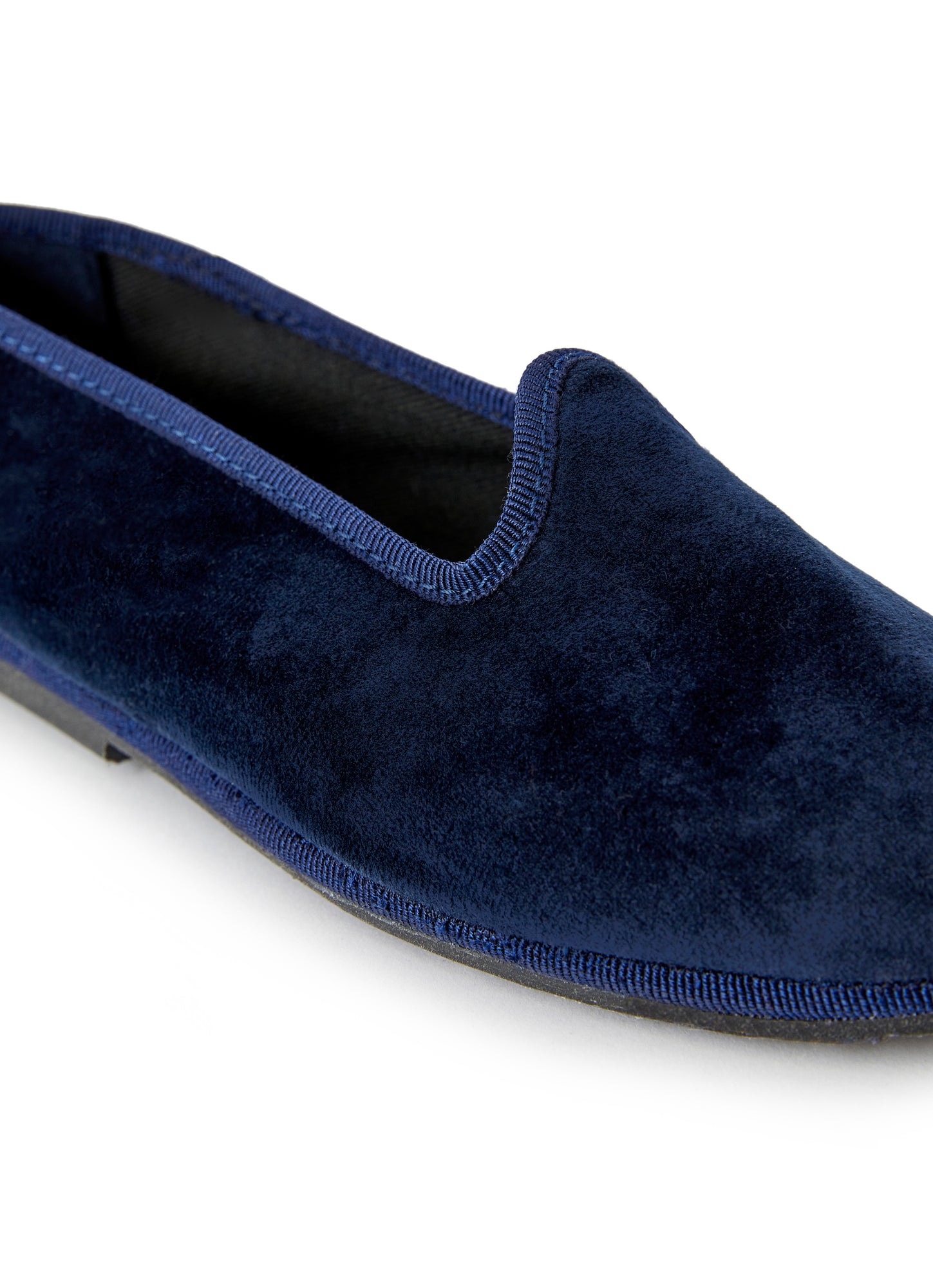 Velvet Slippers | Blue