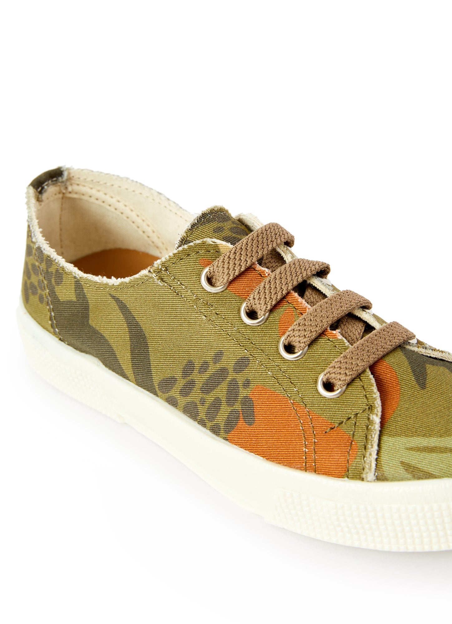 Canvas Sneakers with Camoufarm Print | Cachi
