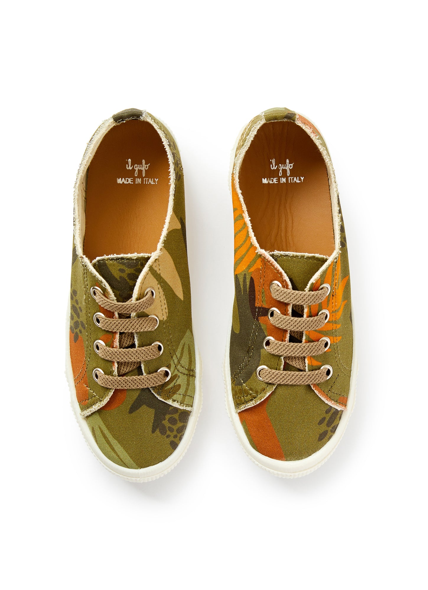 Canvas Sneakers with Camoufarm Print | Cachi