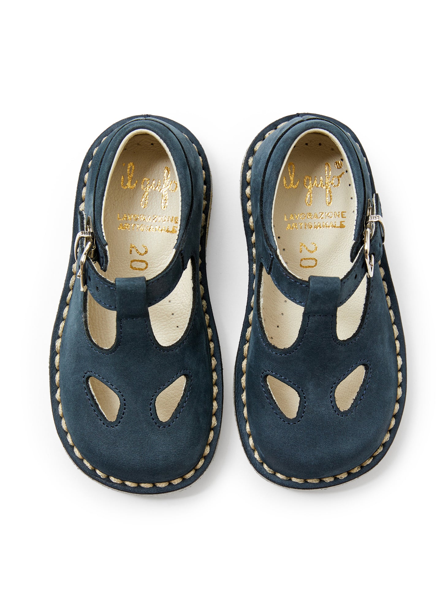 Leather Sandals | Blue