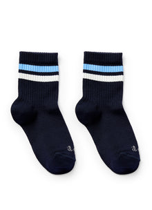 Set Of 3 Short Socks | Blue/Teal