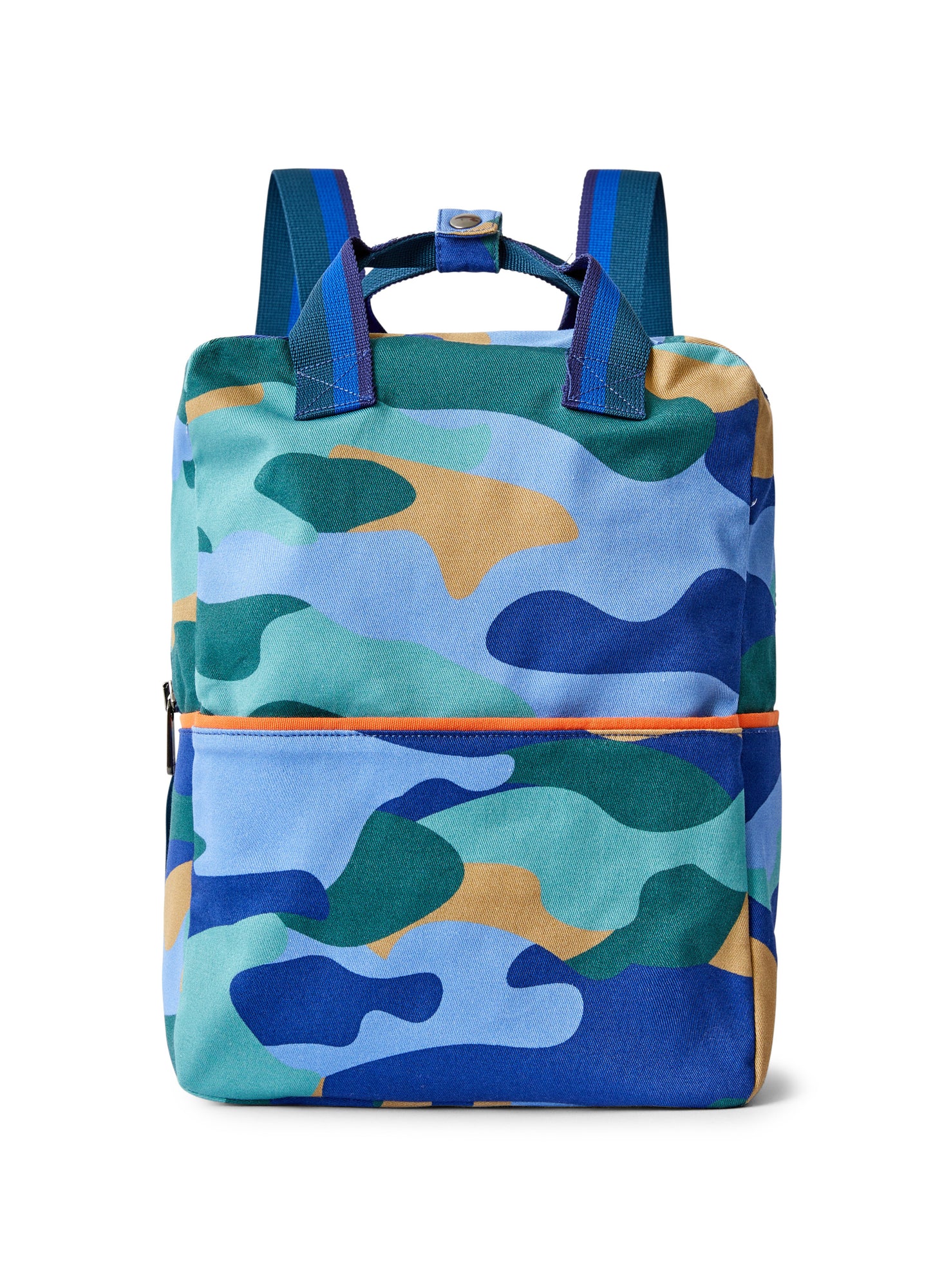 Camouflage Print Backpack | Celeste Scuro