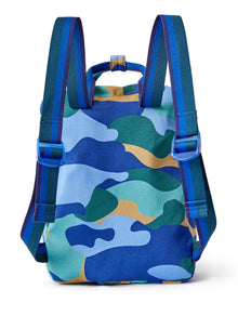 Camouflage Print Backpack | Celeste Scuro