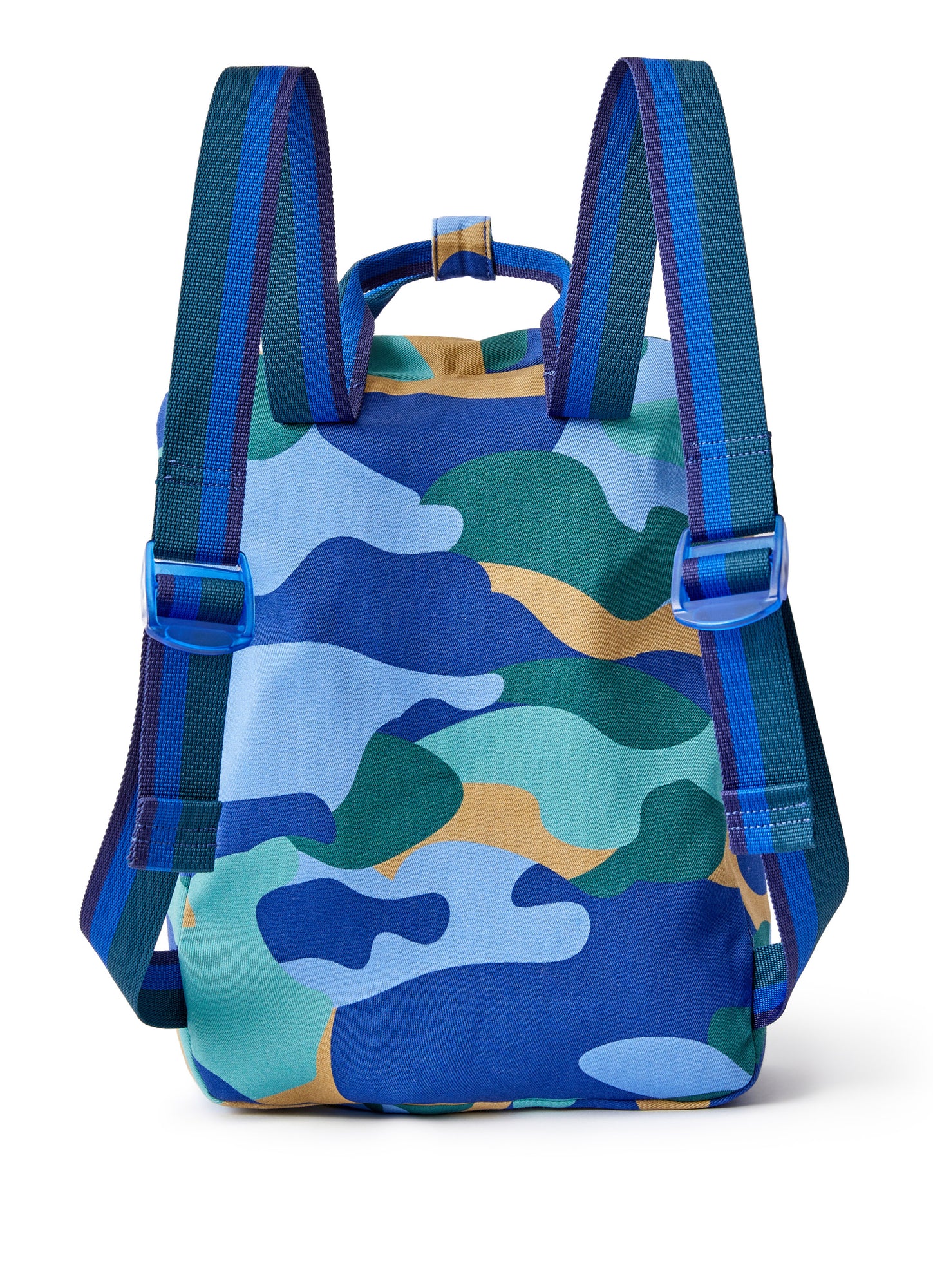 Camouflage Print Backpack | Celeste Scuro