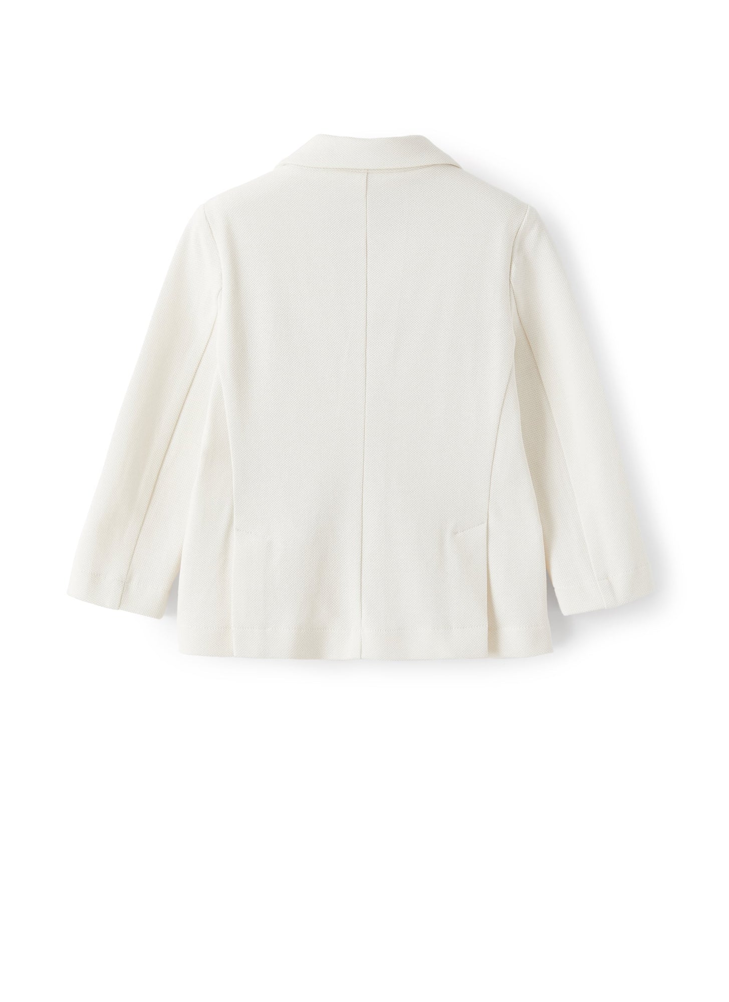 Blazer in Pique Cotton | Shell White