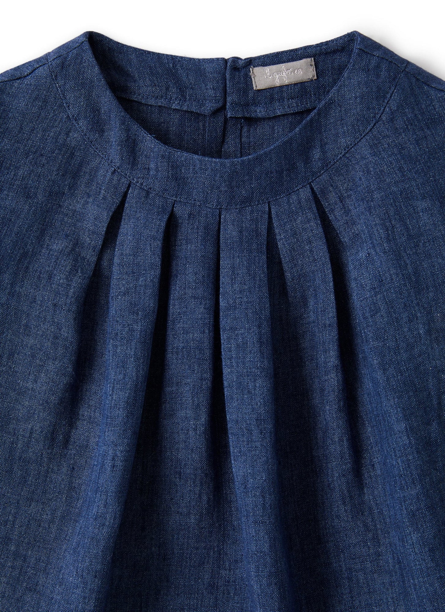 Sleeveless Linen Shirt | Electric Blue