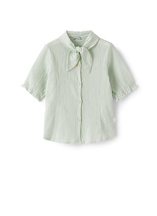 Shirt in Crepon Canvas | Lake
