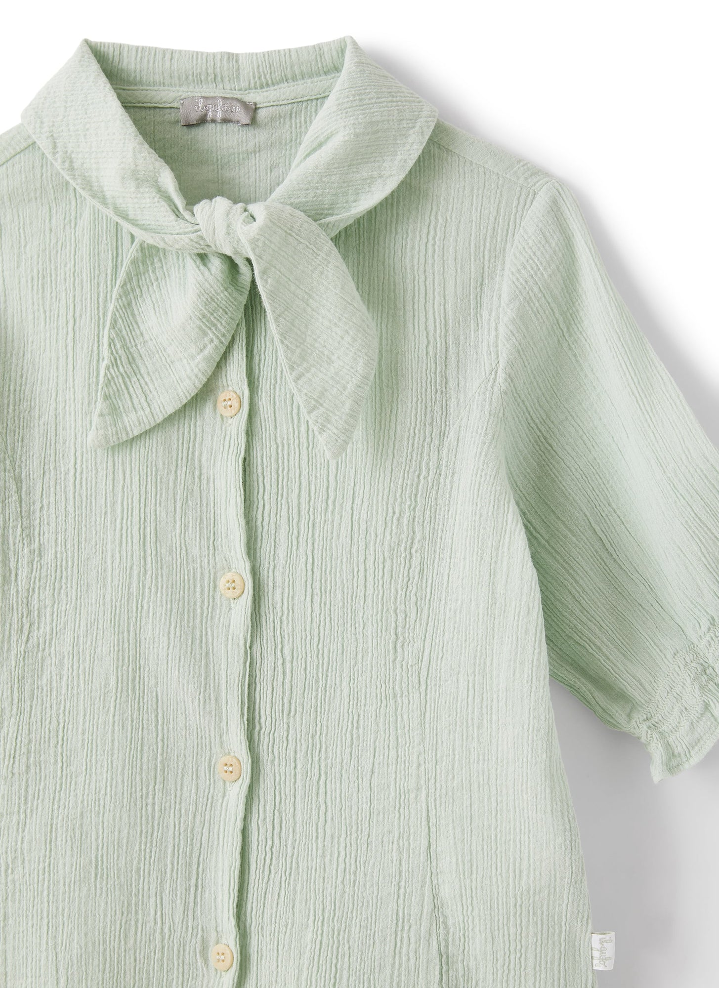 Shirt in Crepon Canvas | Lake