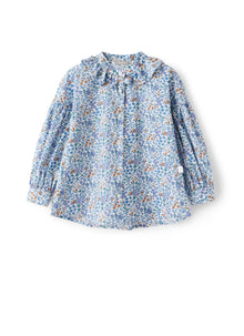 Shirt in Liberty Fabrics Material | Light Blue
