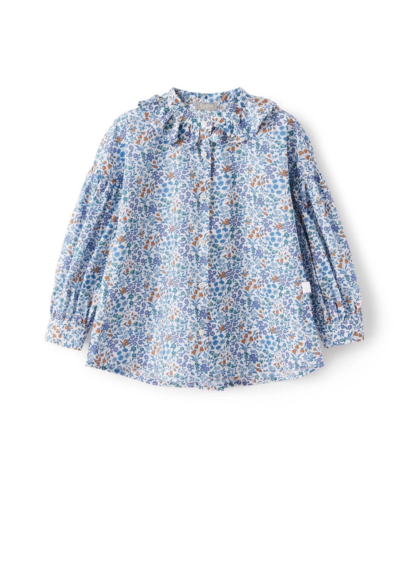 Shirt in Liberty Fabrics Material | Light Blue