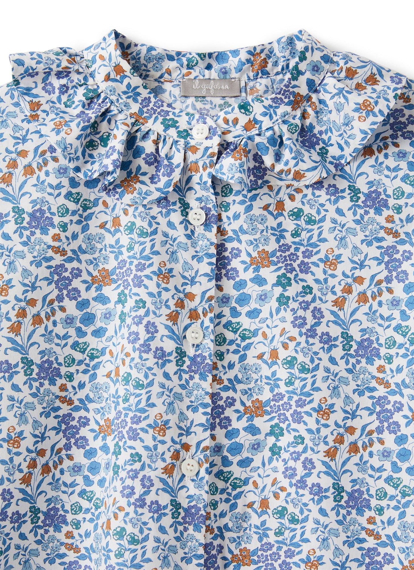 Shirt in Liberty Fabrics Material | Light Blue