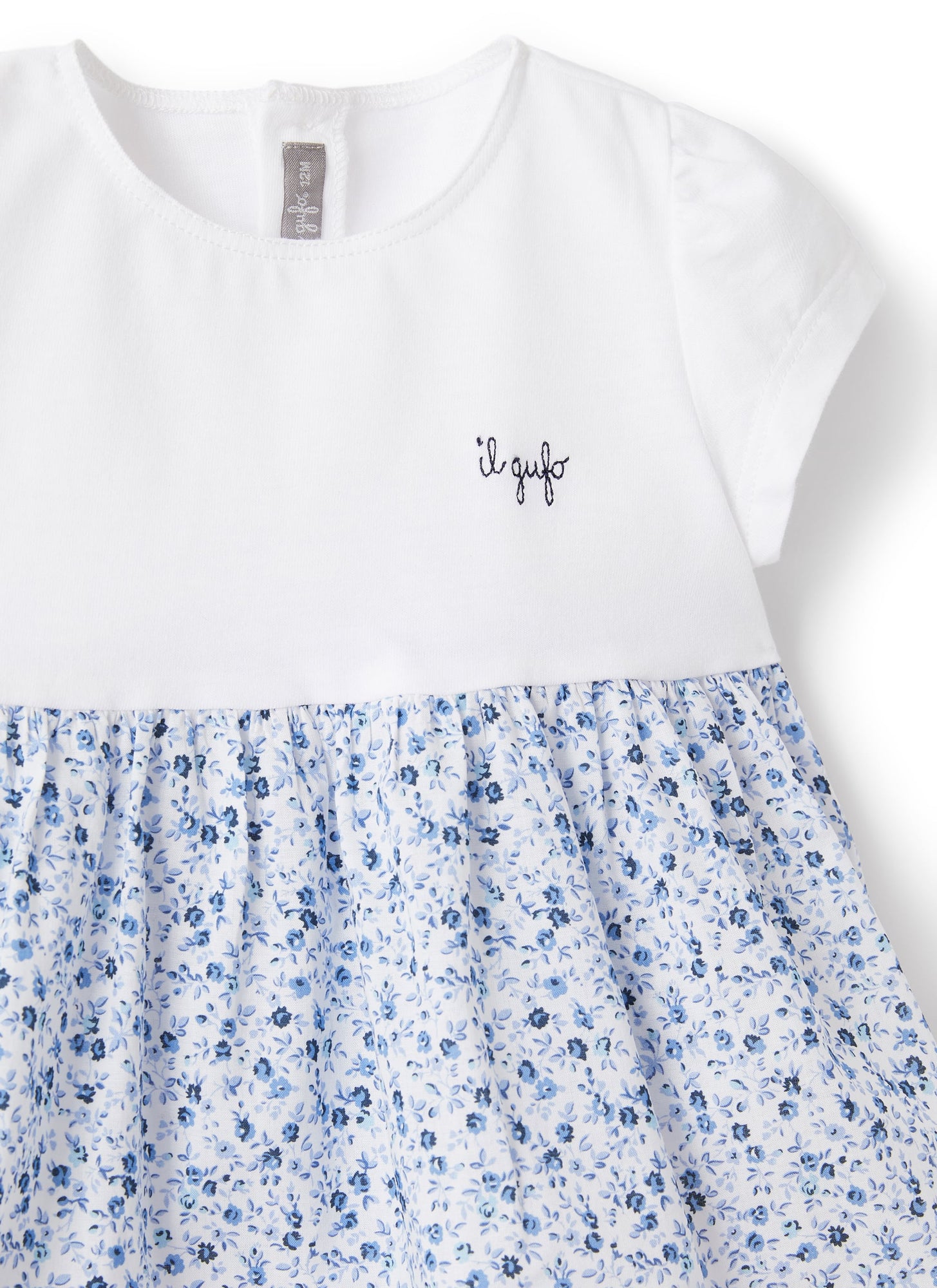 Two-Piece Set with Floral Print | Light Blue/White