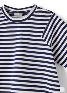 Two-Piece Set in Striped Jersey | Blue