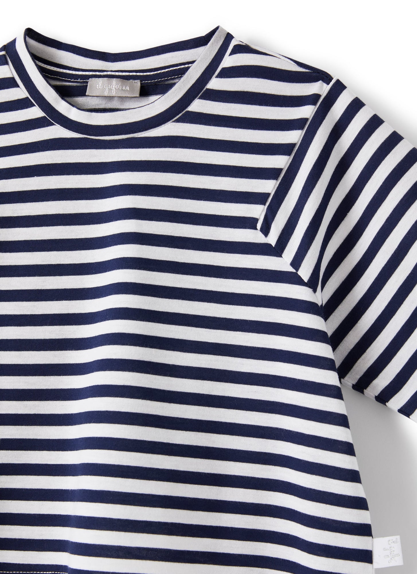 Two-Piece Set in Striped Jersey | Blue