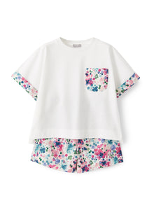 Two-Piece Set with Shorts | Cyclamen Pink