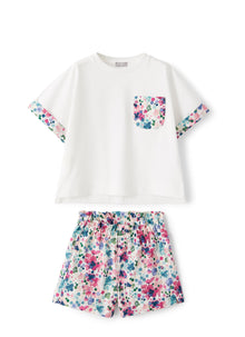 Two-Piece Set with Shorts | Cyclamen Pink