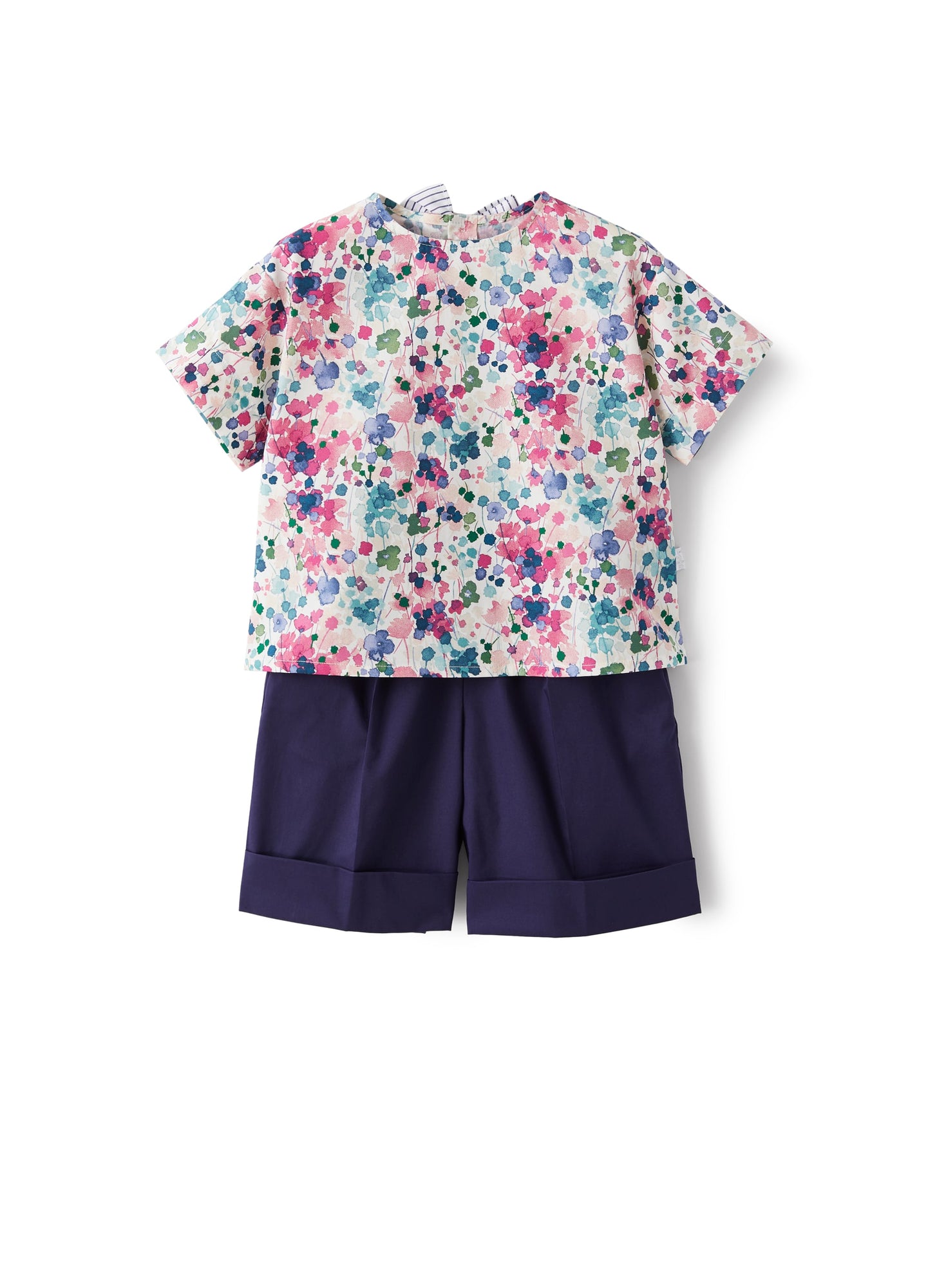 Two-Piece Set with Bermuda Shorts | Cyclamen Pink
