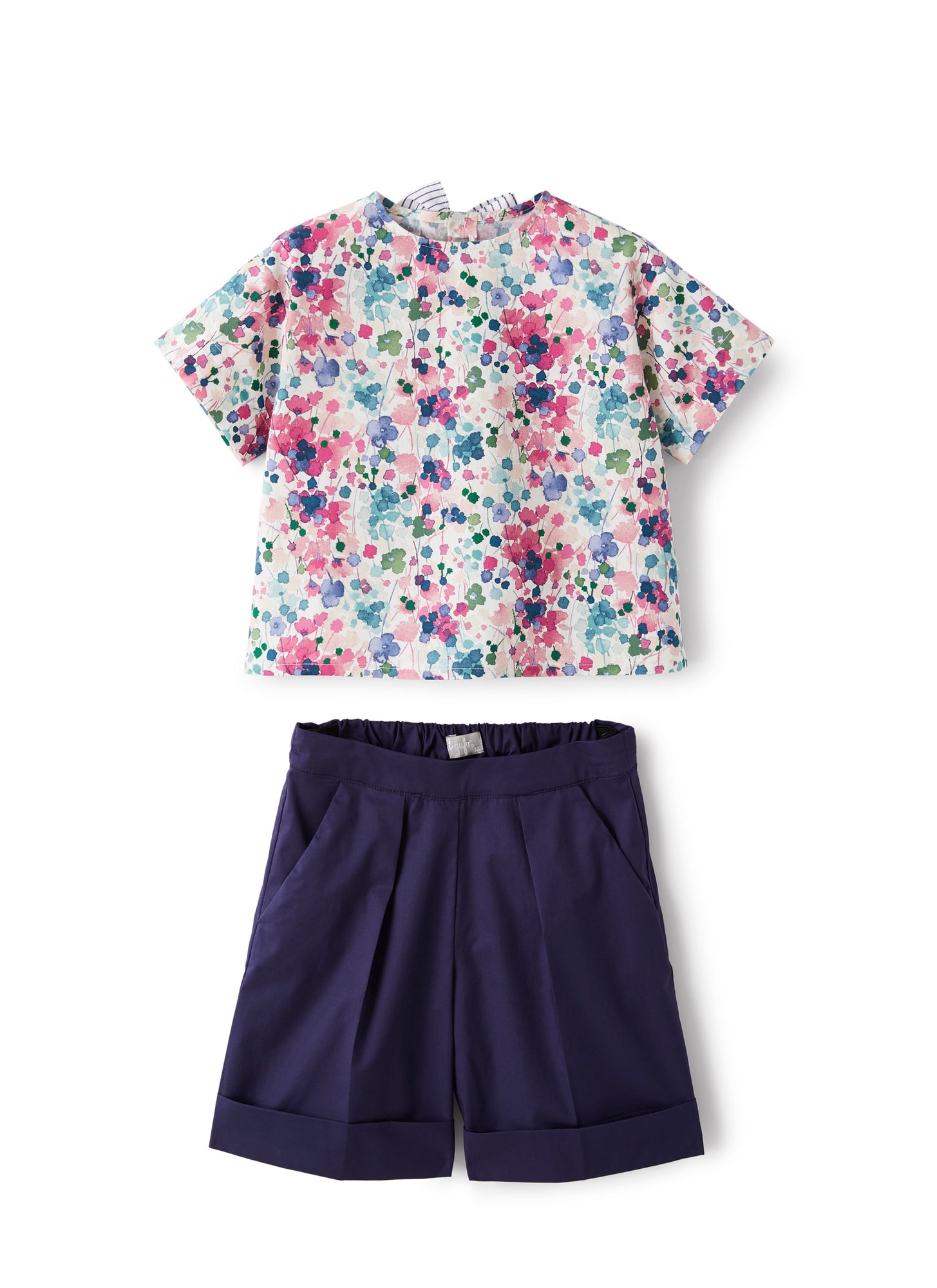 Two-Piece Set with Bermuda Shorts | Cyclamen Pink