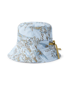Fisherman Hat with Exclusive Print Design | Powder Blue