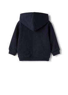 Baby Boys’ Jacket with Seersucker Detail | Blue