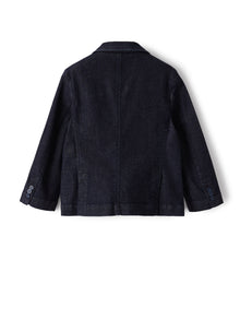 Double-Breasted Denim Jacket | Blue
