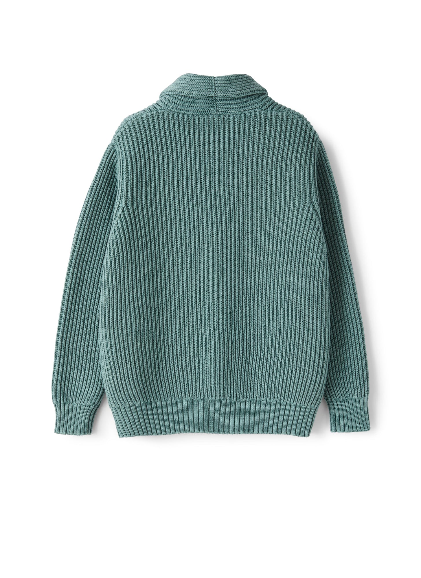 Cardigan in Organic Cotton | Sage Green