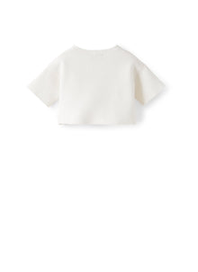 Baby Girls’ Cardigan in Organic Cotton | White