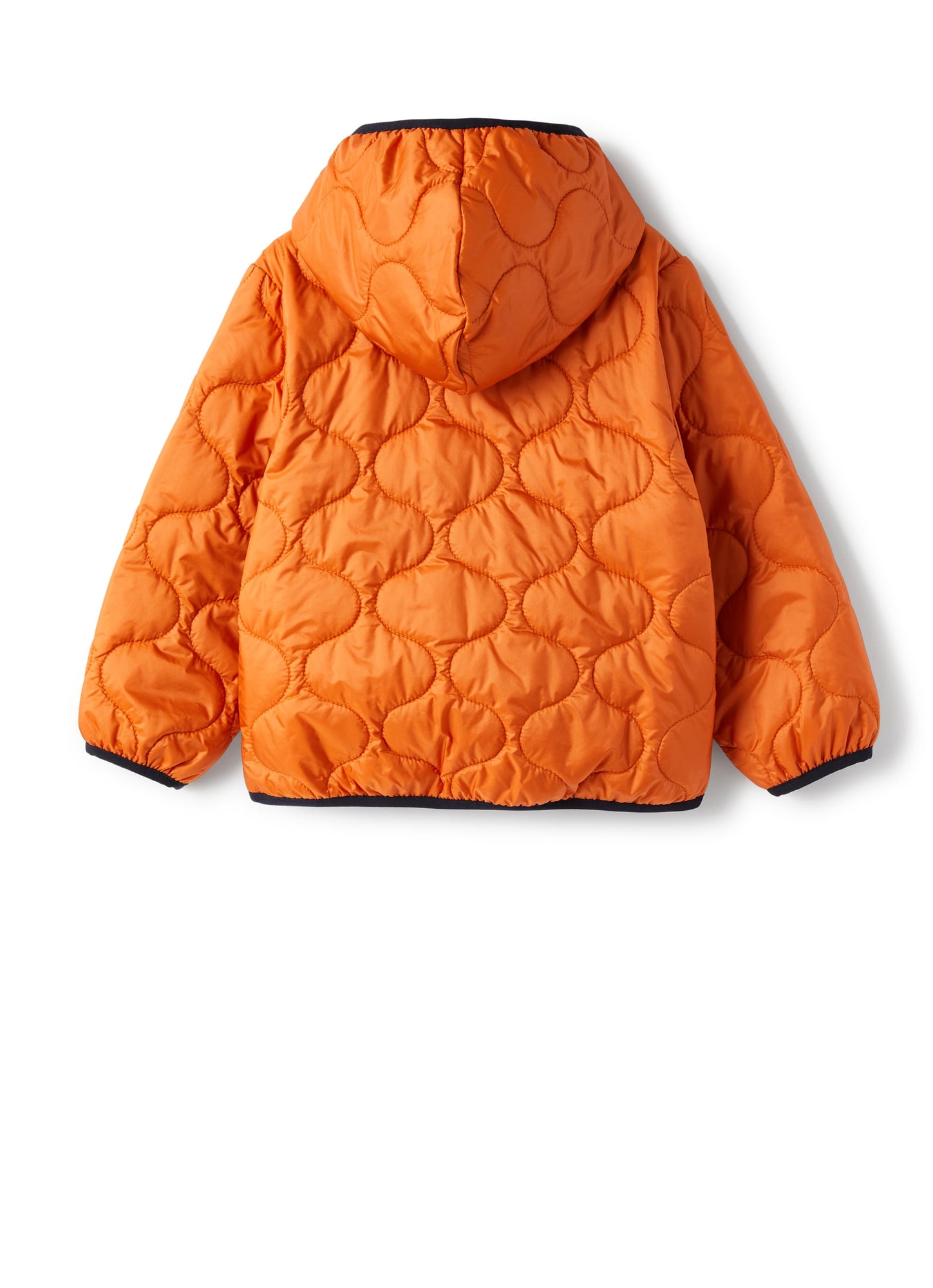 Orange Jacket with Eco-Friendly Padding | Crab Orange