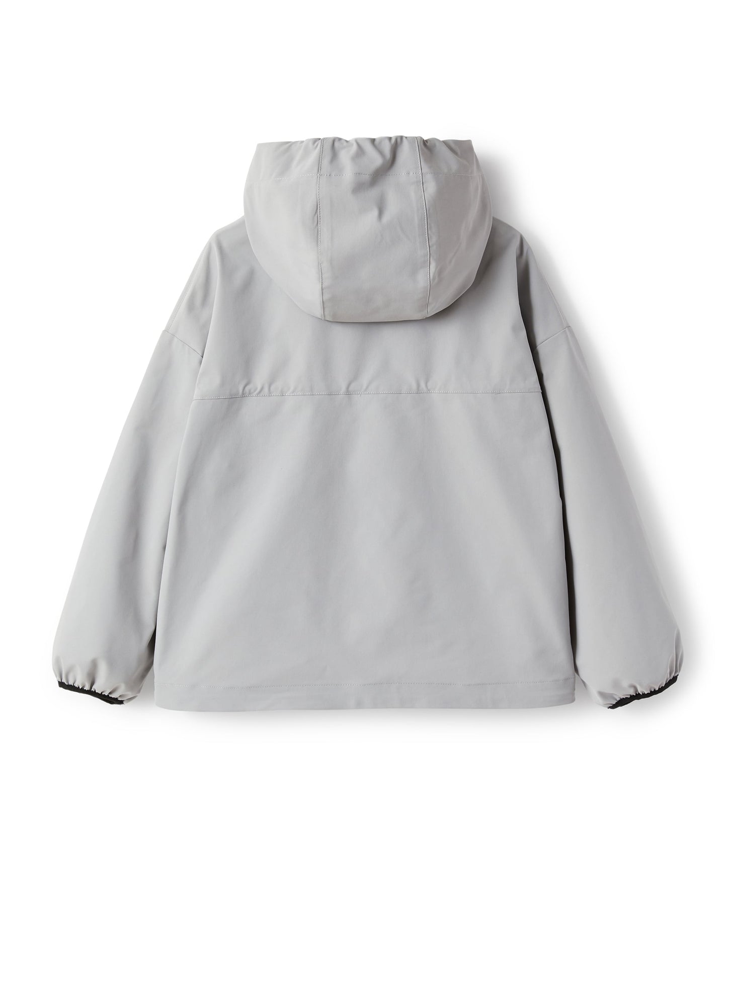 Zip-Front Jacket in Hi-Tech Fabric | Cloud Grey